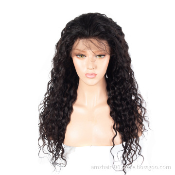 150%Density 13X6 Swiss Water Wave Lace Frontal Human Hair Wig Wholesale Raw Brazilian Cuticle Aligned Virgin Hair Lace Front Wig